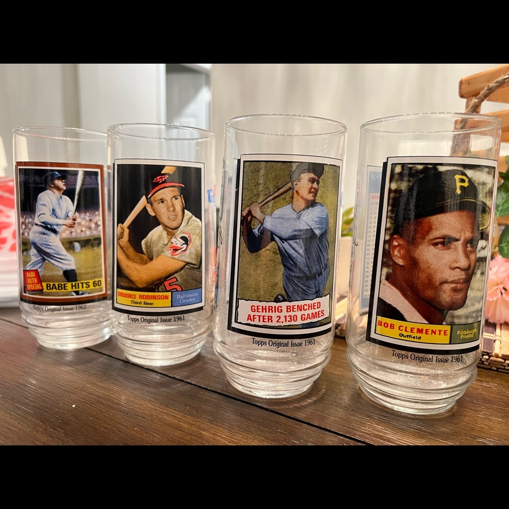 Vintage1993 McDonalds Topps Glass LlMLB All Time Greatest Team